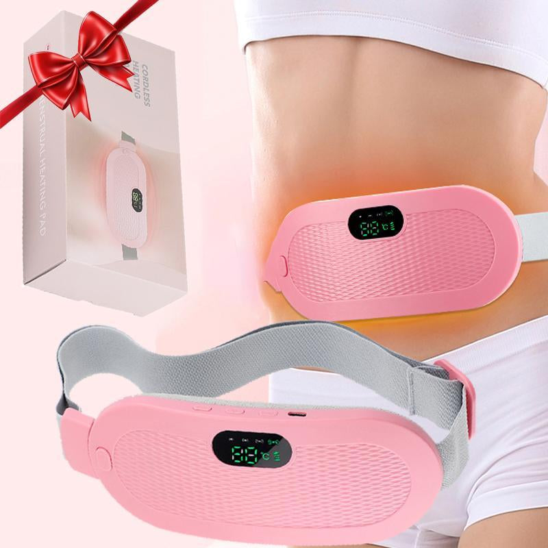 Multi-Purpose Electric Belly Warming Belt, 1 Set Cordless Massage Belly Belt, Portable Hot Compress Massage Abdomen Waist Belt for Women, Winter Gift, Valentine'S Day Gift