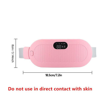 Multi-Purpose Electric Belly Warming Belt, 1 Set Cordless Massage Belly Belt, Portable Hot Compress Massage Abdomen Waist Belt for Women, Winter Gift, Valentine'S Day Gift