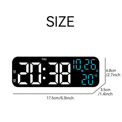 LED Clock, Digital Alarm Clock, Multifunctional Clock for Home Office, Home Decor Supplies, Room Accessories