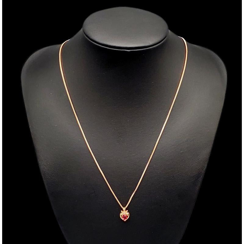 "Queen of Hearts Pink" Necklace and Pendant