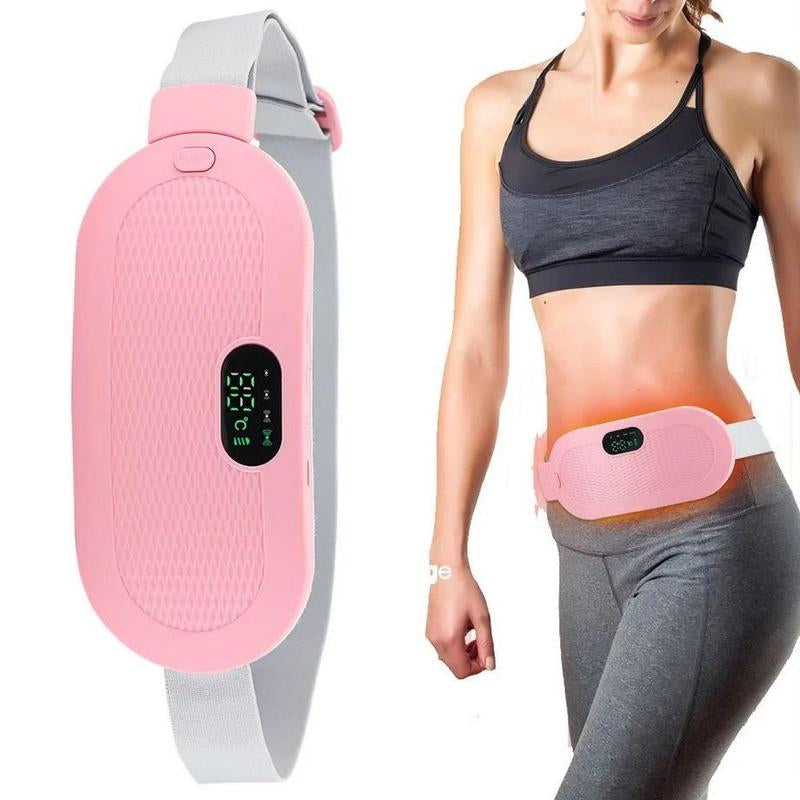 Multi-Purpose Electric Belly Warming Belt, 1 Set Cordless Massage Belly Belt, Portable Hot Compress Massage Abdomen Waist Belt for Women, Winter Gift, Valentine'S Day Gift