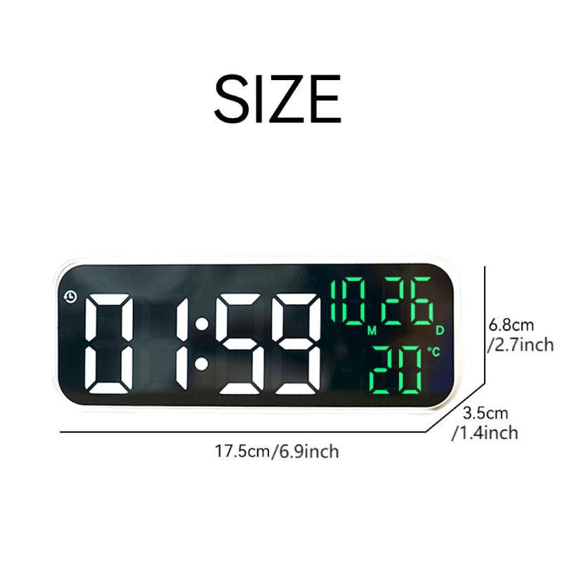 LED Clock, Digital Alarm Clock, Multifunctional Clock for Home Office, Home Decor Supplies, Room Accessories