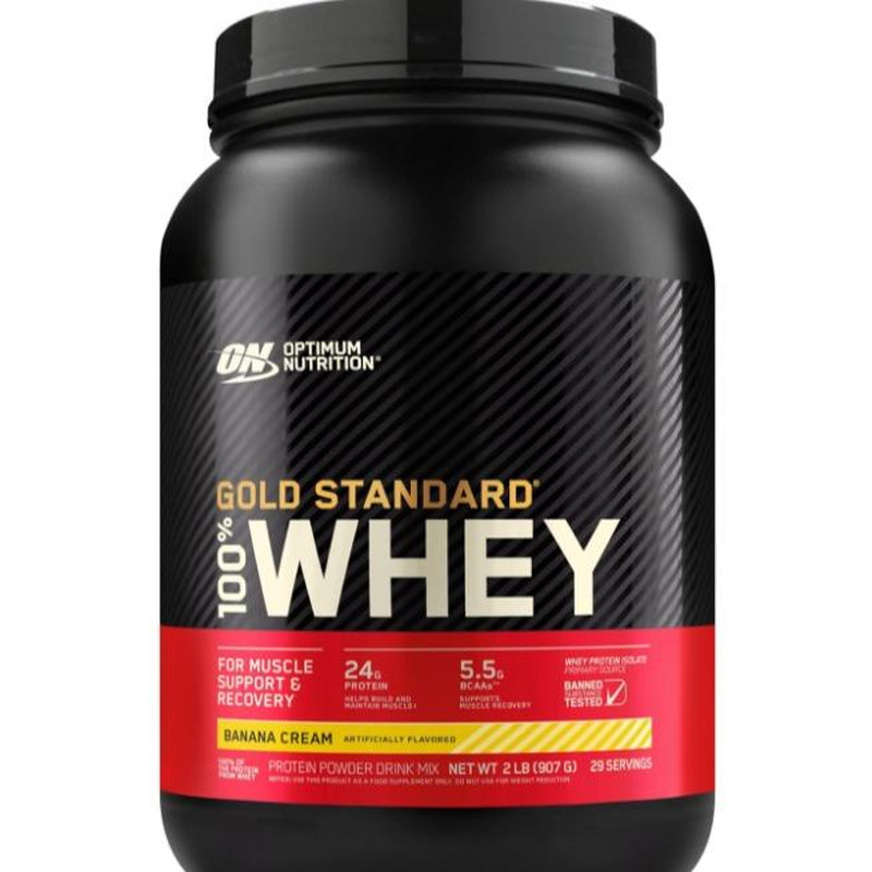 Optimum Nutrition Gold Standard 100% Whey Protein Powder 2 Lbs a Whey Healthcare Supplement