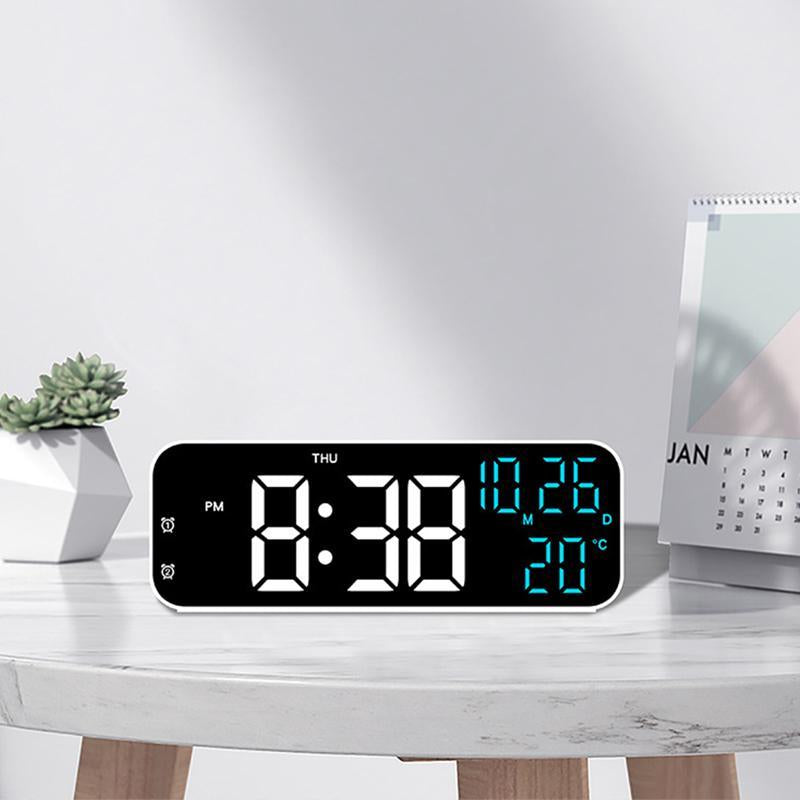 LED Clock, Digital Alarm Clock, Multifunctional Clock for Home Office, Home Decor Supplies, Room Accessories