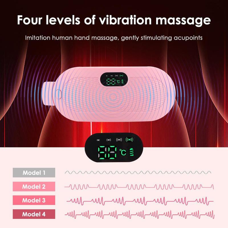 Multi-Purpose Electric Belly Warming Belt, 1 Set Cordless Massage Belly Belt, Portable Hot Compress Massage Abdomen Waist Belt for Women, Winter Gift, Valentine'S Day Gift